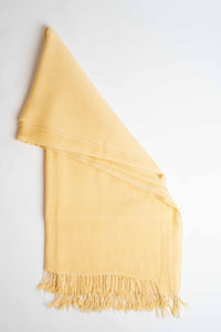 Pure woolen shawl in Beige