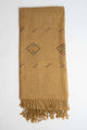 khadi Swati Pashmina Dark Mustard