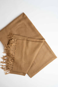 Pure Woolen Shawl in Brown